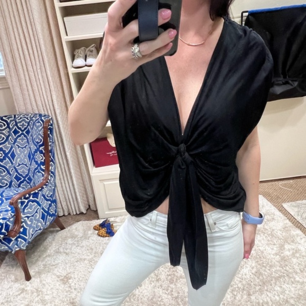 Zara size small tie top